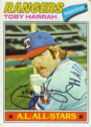 1977 Topps Baseball Cards      301     Toby Harrah